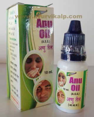 Shriji Herbal, ANU OIL, 10 ml, Sinusitis, Cold, Headache